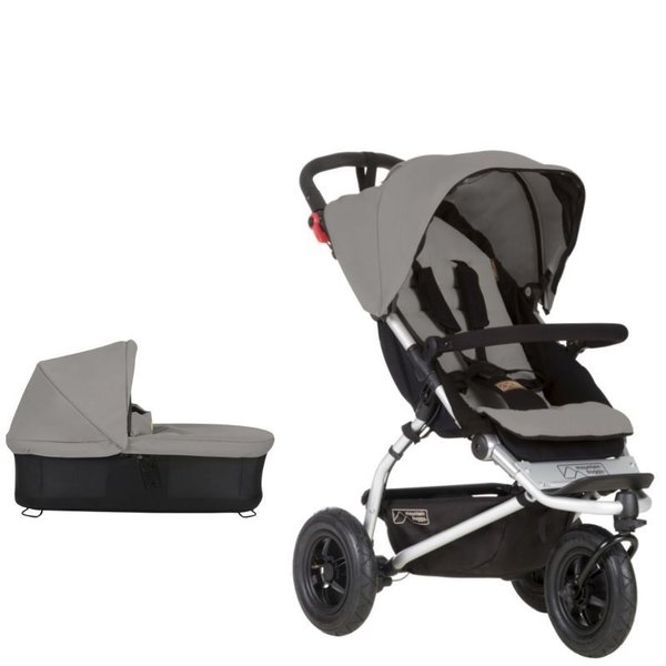Mountain Buggy Swift 3.2 Silver inkl. Carrycot Plus<br>Kollektion 2023