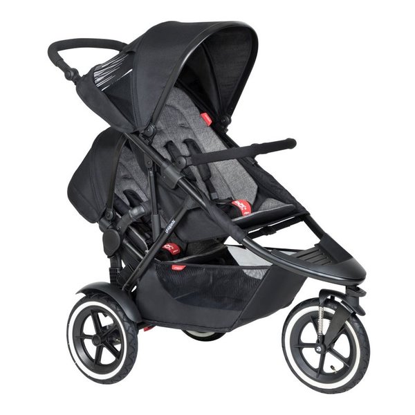 Phil&Teds Buggy Sport V6 inkl. Double Kit Charcoal<br>Kollektion 2023