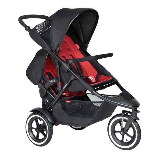 Phil&Teds Buggy Sport V6 inkl. Double Kit Chilli<br>Kollektion 2023