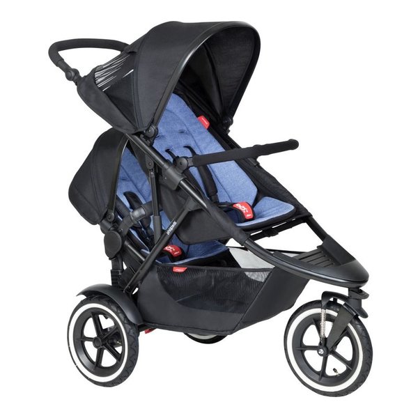 Phil&Teds Buggy Sport V6 inkl. Double Kit Sky<br>Kollektion 2023