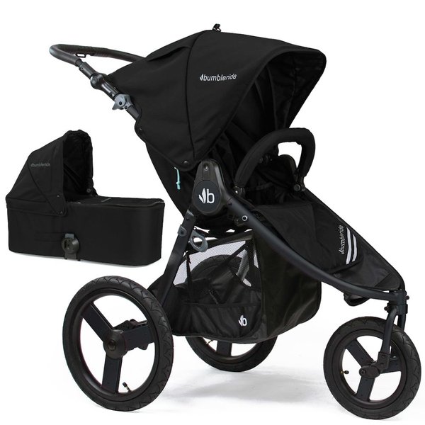 Bumbleride Speed Matte Black inkl. Carrycot<br>Kollektion 2022