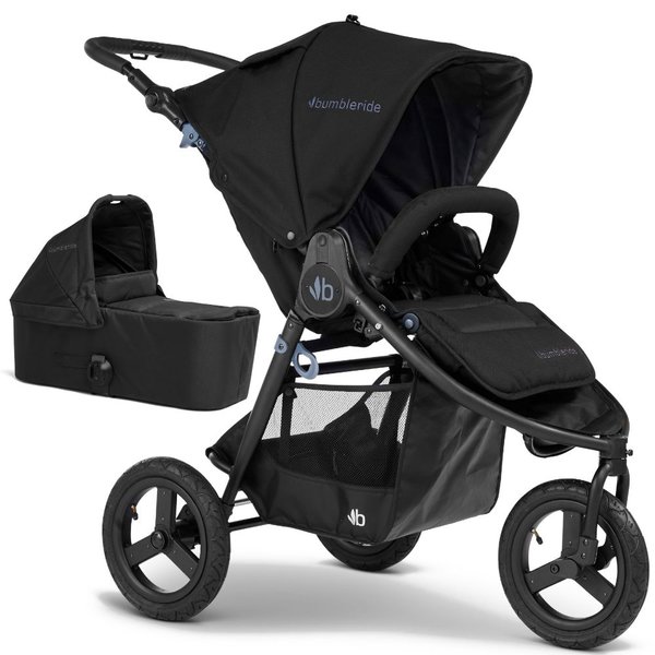 Bumbleride Indie Matte Black 2in1 Set<br>Kollektion 2023