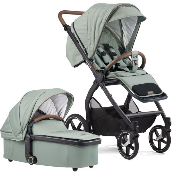 Gesslein Kombikinderwagen FX4 Swing 689689 Mint Blossom<br>inkl. Panorama Relax Kollektion 2026