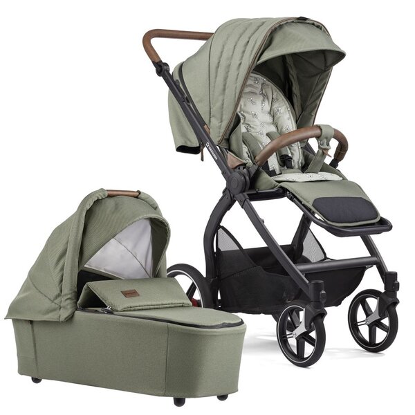 Gesslein Kombikinderwagen FX4 Swing 380380 Grün<br>inkl. Panorama Lyx Kollektion 2026
