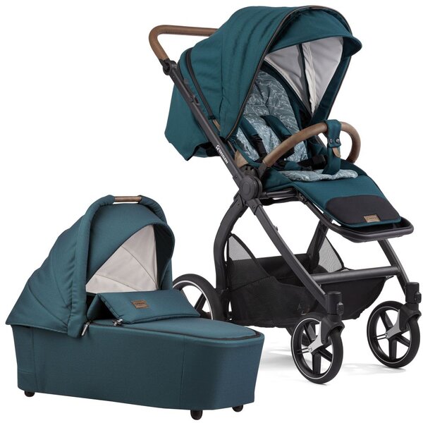 Gesslein Kombikinderwagen FX4 Swing 650650 Teal<br>inkl. Panorama Lyx Kollektion 2026