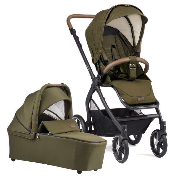 Gesslein Kombikinderwagen FX4 Style 389389 Moos<br>inkl. CX3 Babywanne Kollektion 2026